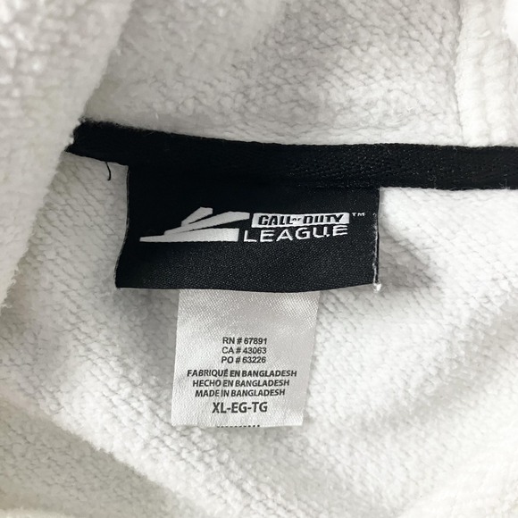 Optic Gaming Los Angeles Sweatshirt Mens XL White Call‎ Of Duty League Hoodie - Picture 4 of 8